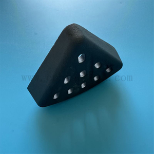 Высокотемпературная керамическая треугольная решетка SiC из карбида кремния, пористая решетка для мусоросжигательного завода