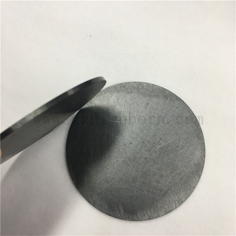 Высокая твердость черная цирконная керамическая диск Zro2 Керамический лист