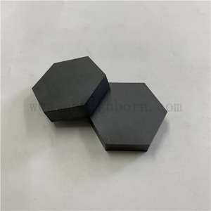 Индивидуальная пуленепробиваемая плита B4C из карбида бора с шестиугольником керамическая керамическая плитка