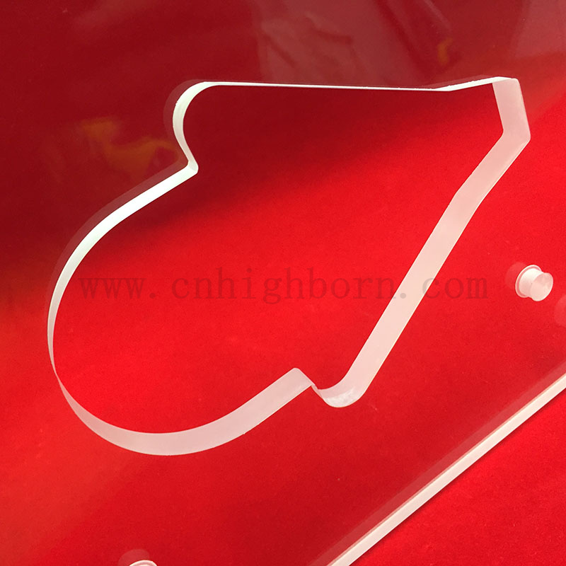 Лазер -перфорированный прозрачный лист кварцевого стекла 