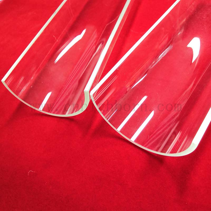 Сопротивление высокотемпературной дуги кварцевой стеклянной панели кварцевой половина трубки