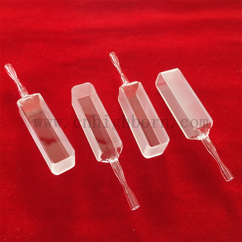 Кварцевая кювета с трубками