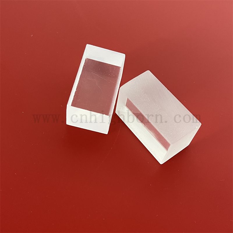 Пользовательские две стороны морозный прямоугольный кварцевый стеклянный стеклянный пластин