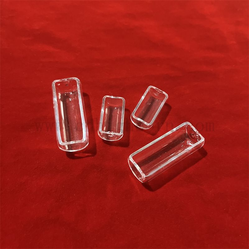 Высокая трансмиссионная индивидуальная прозрачная солнечная энергия слито кремнетическое стеклянная лодка кварцевая лодка