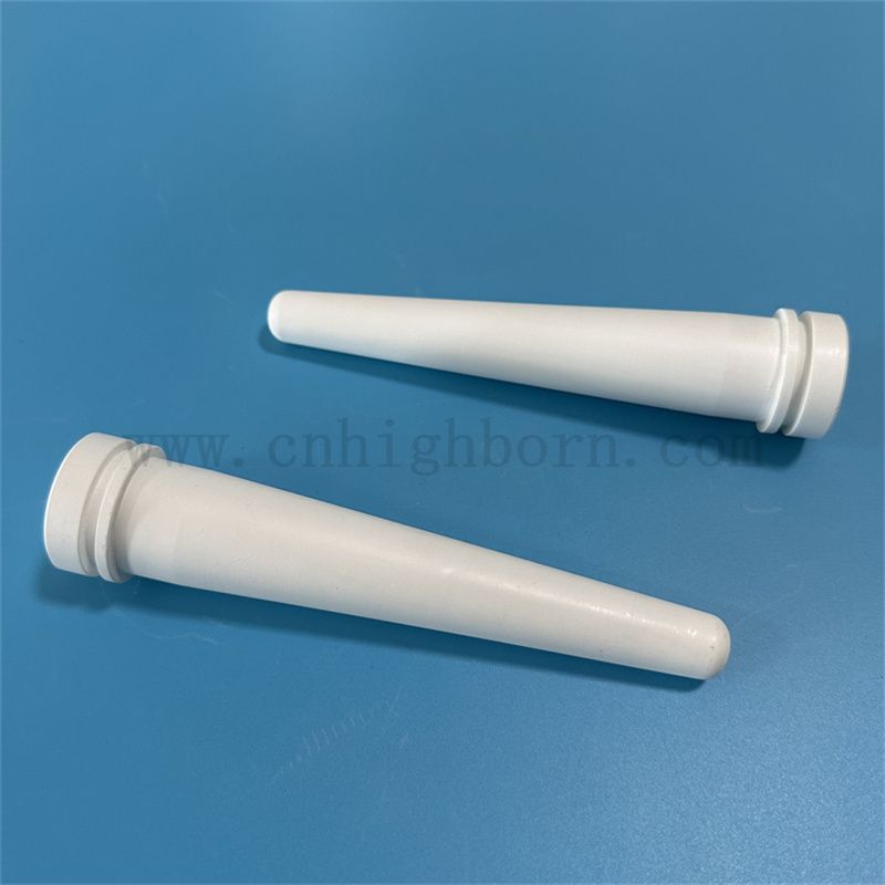 Шестиугольные горячие прессованные 99,7% нитридные керамические трубы бора BN Изоляционные трубки