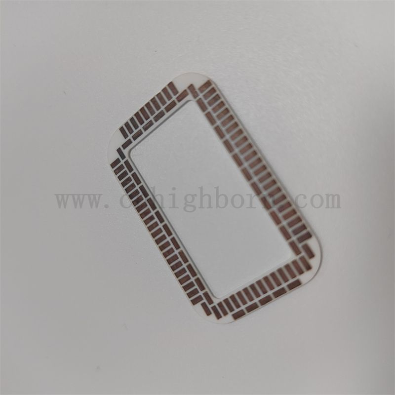 Индивидуальный 96% алюминий керамический лист оксида оксида глинония DPC Substrate с металлом для электроцита