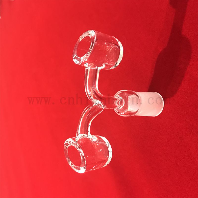 Двойная форма настройка прозрачного кварцевого стекла. 