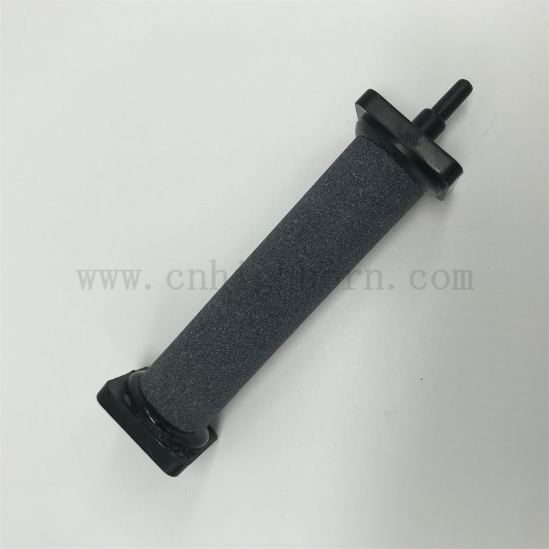 Темно-серый столбчатый пузырьковый камень, высококачественный цилиндрический аквариумный воздушный камень для аквакультуры и аквариума