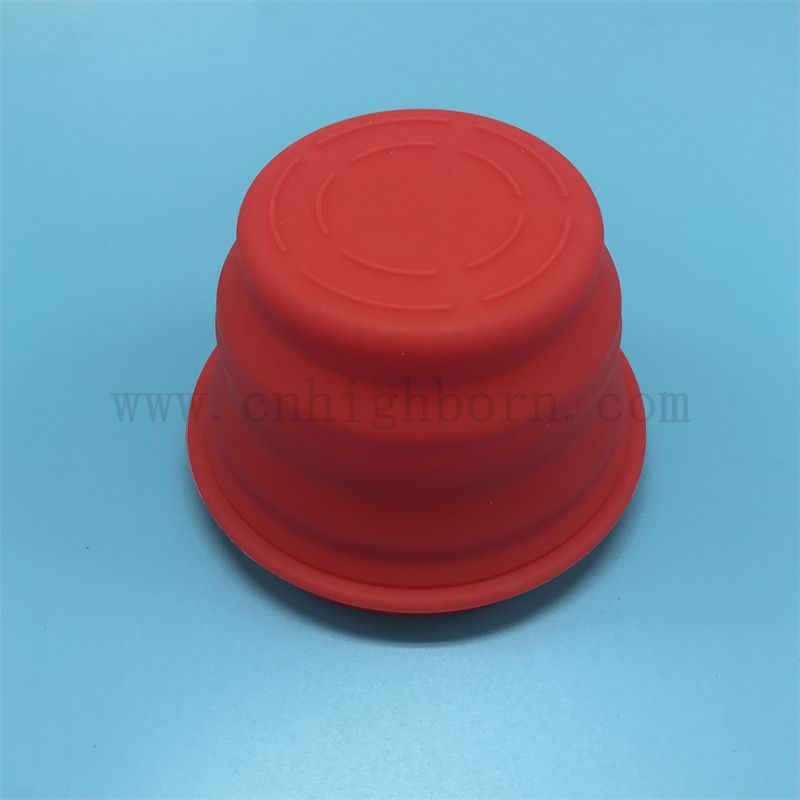 Индивидуальный пищевой класс Портативный силиконовый резиновый складной чаша для питомца контейнер для кормления питомника.