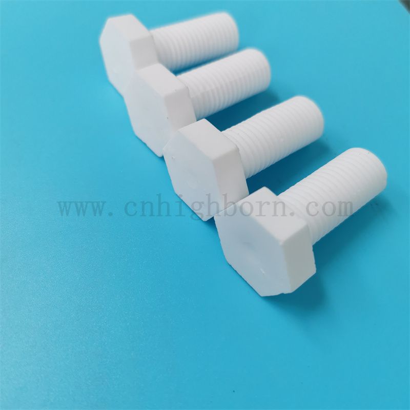 Индивидуальная 95% алюминная керамическая изоляционная гайка M10 Al2O3 винт