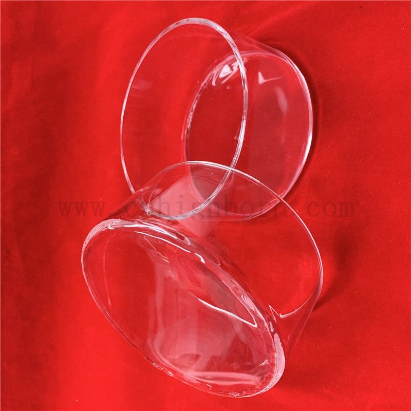 Индивидуальная прозрачная теплостойкость кварце стеклянное петничное блюдо 