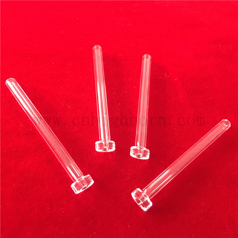 Индивидуальная теплостойкость прозрачная плавленовая стеклянная трубка из крема для крема