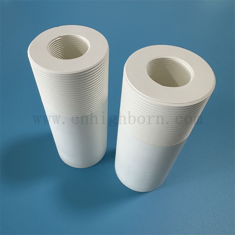 Индивидуальные горячие прессованные шестиугольные BN Bn Nitride Ceramic Contructural Parts BN Трубная нить