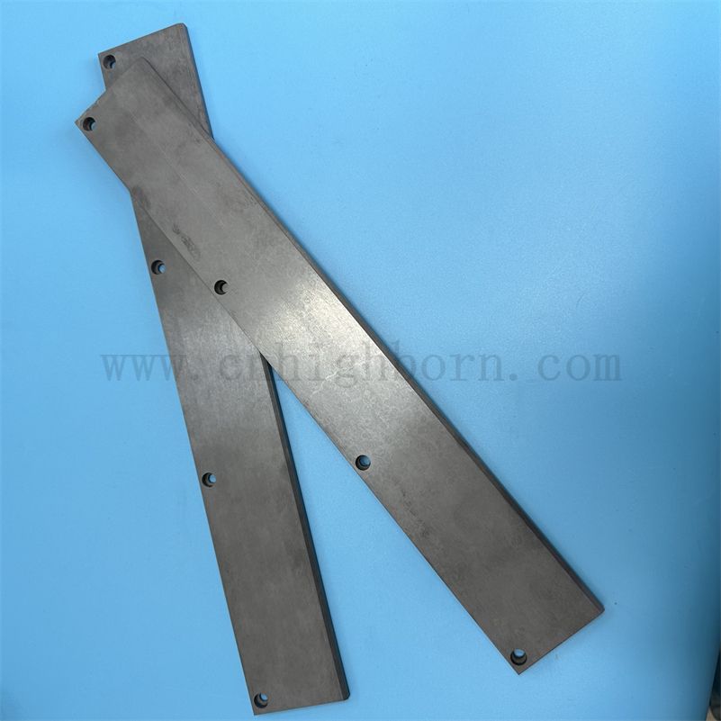 Реакция спекания RBSIC SSIC Силиконовый кремниевый кремовый керамический керамическая пластина/лист с отверстиями