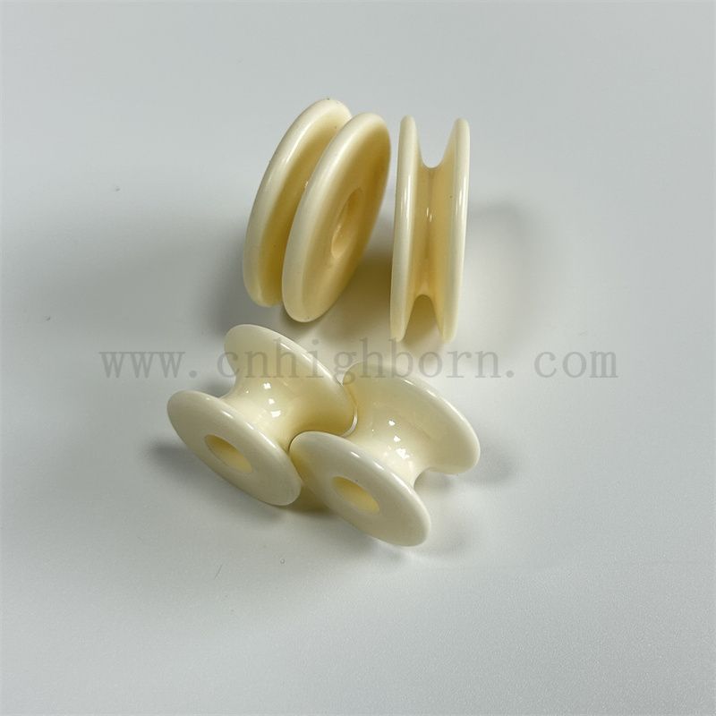 Износостойкий алюминий текстильный керамический эйлет al2o3 Керамическая пряжа проволочная нить направляющая ролик прядильный механизм