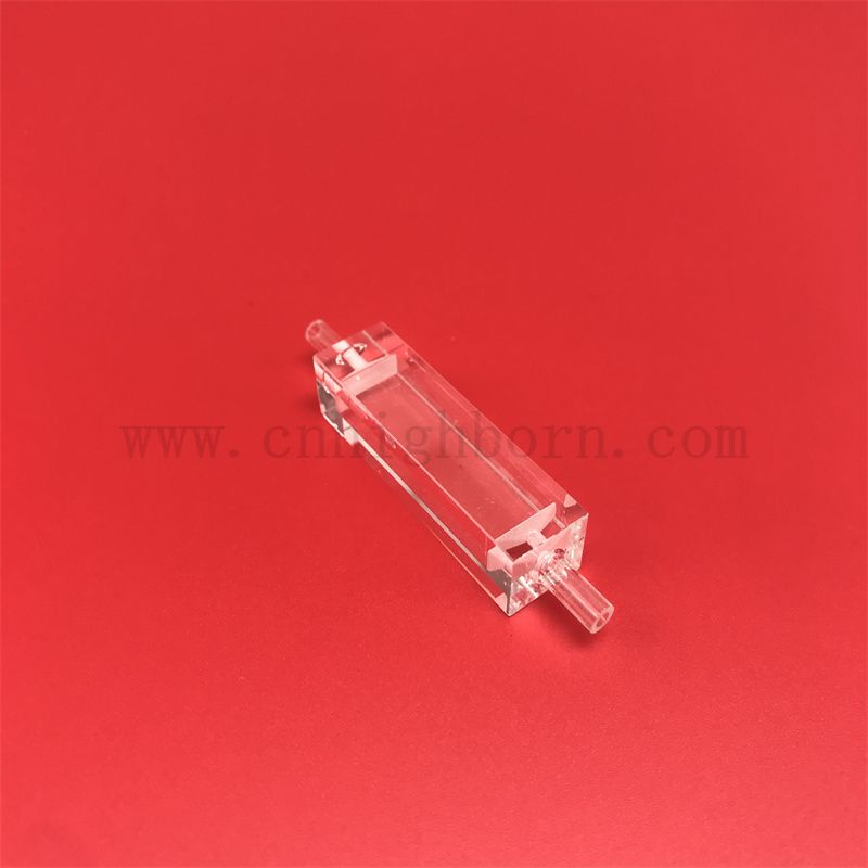  Лабораторные стеклянные полупроводниковые чистые кварцевые стеклянные кювета