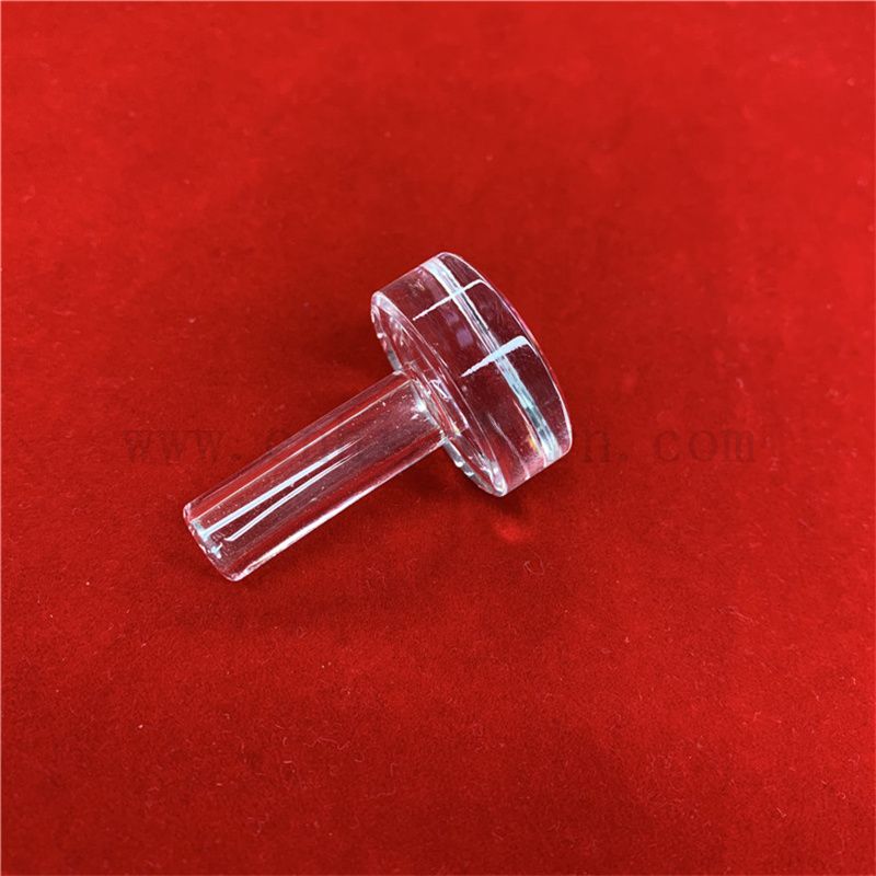 Индивидуальная T -форма с высокой чистотой сливной кремнепловной трубкой теплостойкие прозрачные кварцевые стеклянные трубы