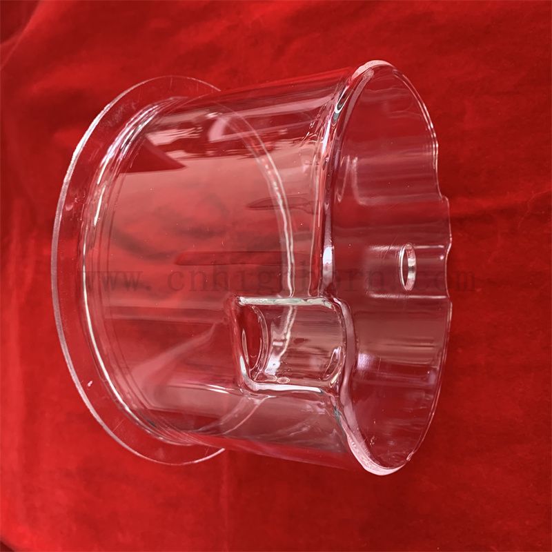 Теплостойкость индивидуальная лабораторная кварцевая стеклянная реакция контейнер