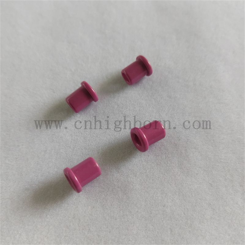 розовая керамическая петелька 