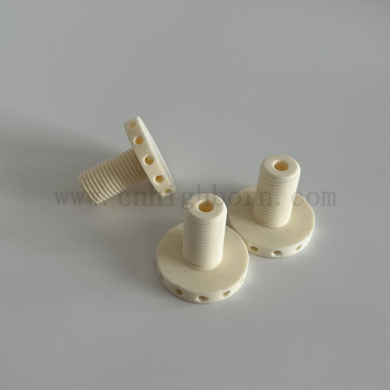 99% керамическая износостойкость гайки болта крепежных деталей глинозема винтов Ал2О3