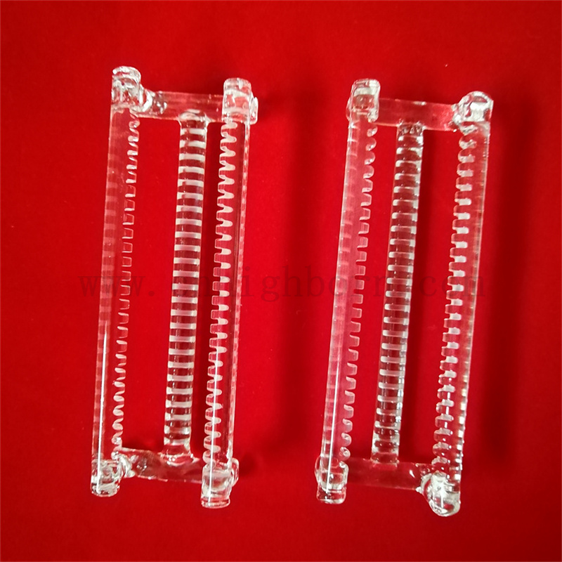 Кварцевый прибор прозрачный Quartz Glass Diffuse Quartz Wafer Carrier для печи