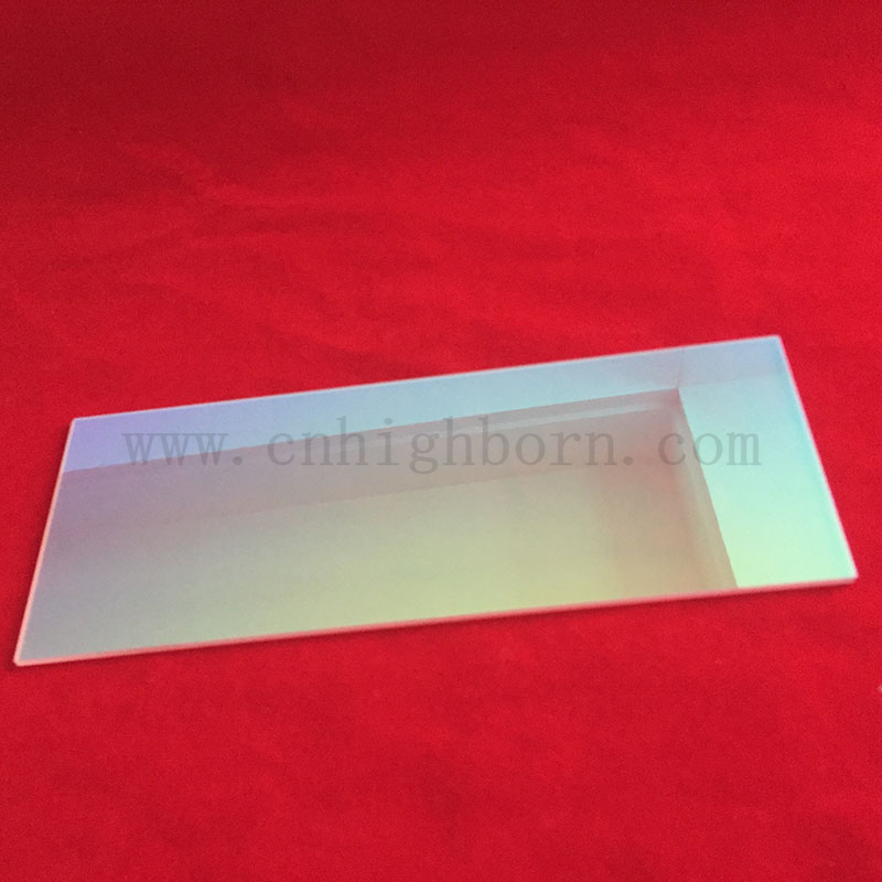Прозрачный кварцевый стеклянный стеклянный слайд JGS1 слитый кремнезем