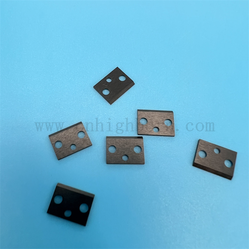 Высокая твердость черная керамическая тарелка с отверстиями Zro2 Ceramic Ceramic