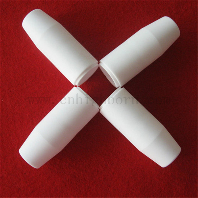 95 Абсолютная изоляция Al2O3 Керамическая нерегулярная трубка Al2O3