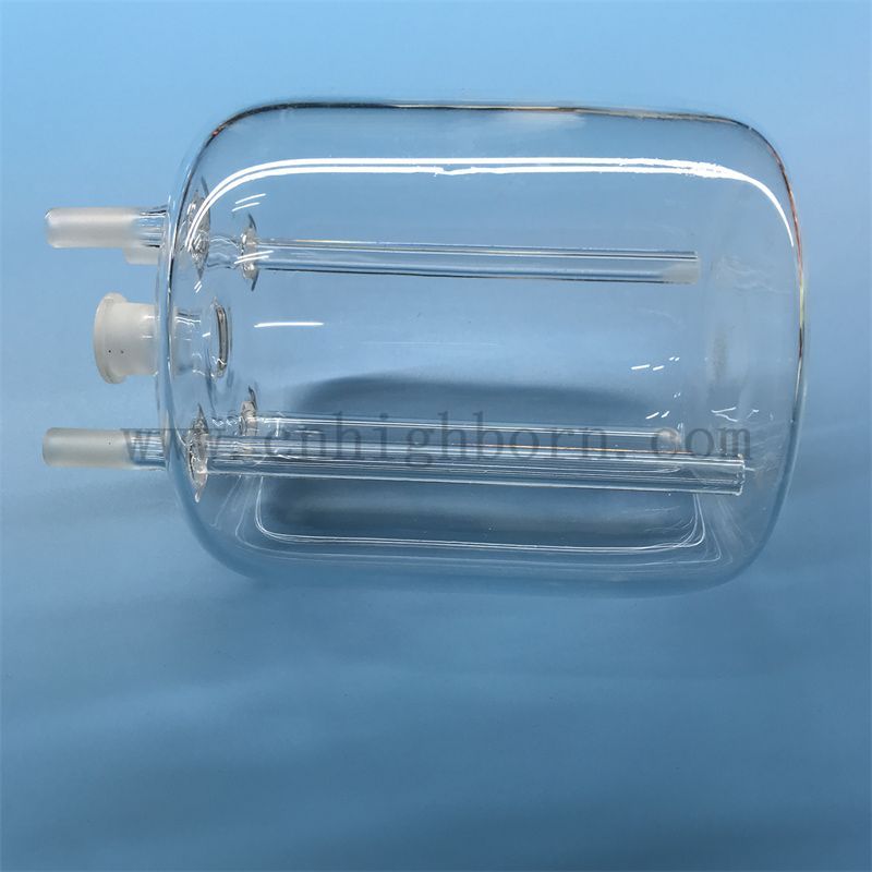 Прозрачный кварцевый реактор