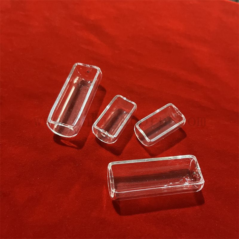 Высокая трансмиссионная индивидуальная прозрачная солнечная энергия слито кремнетическое стеклянная лодка кварцевая лодка