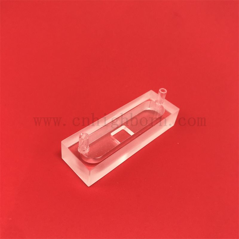 Лабораторные исследования высокая точная оптическая кварцевая стеклянная кювета