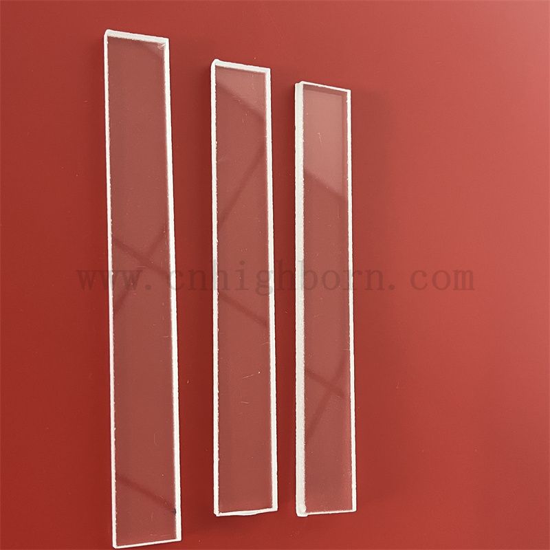 Химическая коррозионная стойкость прямоугольник прозрачный кварцевый стеклянный лист