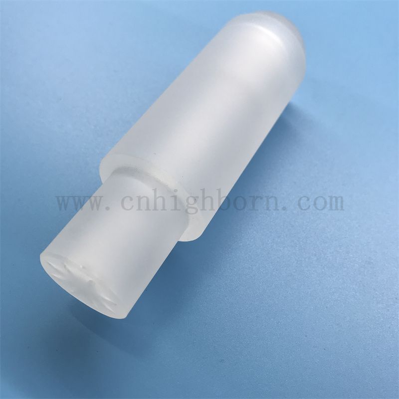 Теплостойкость полупрозрачная индивидуальная кварцевая стеклянная трубка с лазерным бурением