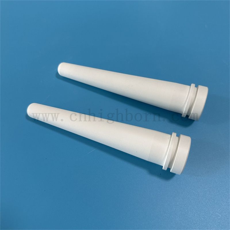 Шестиугольные горячие прессованные 99,7% нитридные керамические трубы бора BN Изоляционные трубки