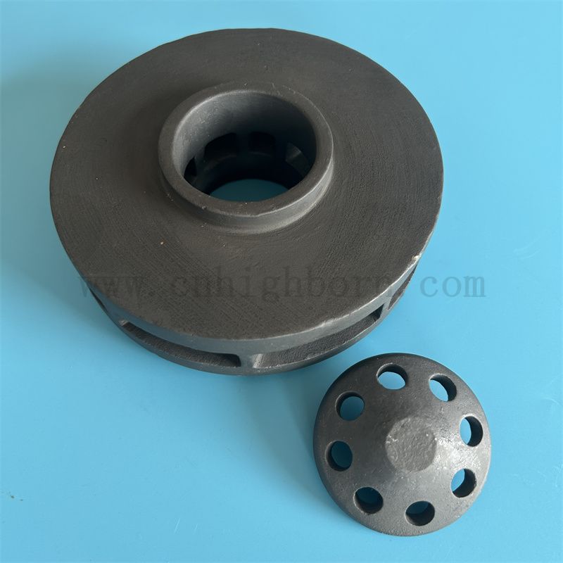 Изолятор кремниевой карбид нерегулярная часть реакция спеченная керамический блок SIC SIC