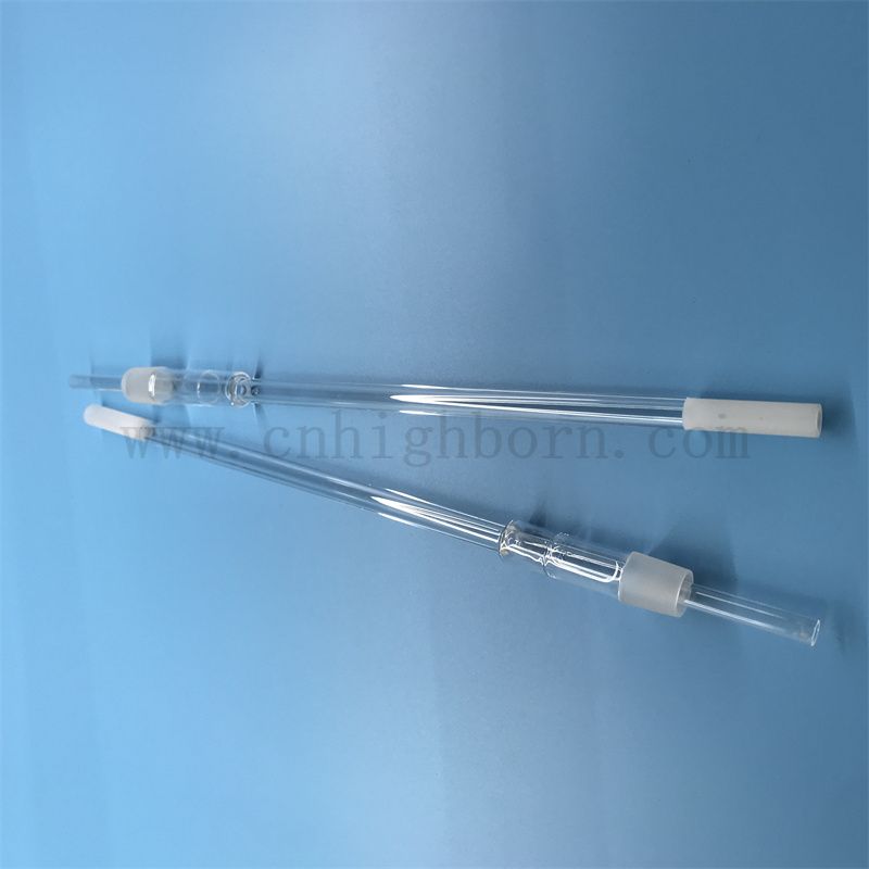 Индивидуальная форма прозрачная термостойкая кремничная стеклянная трубка из кремнезема