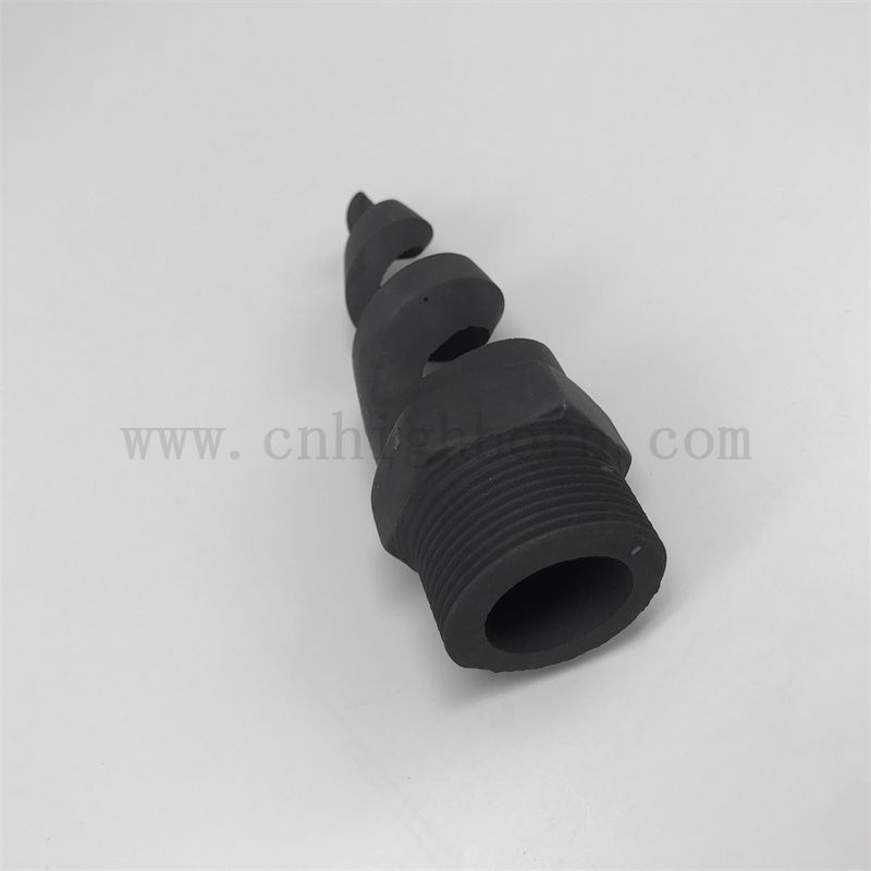 Изолятор кремниевый карбид дезильфуризационный сопло высокая твердость SIC Ceramic нерегулярная часть