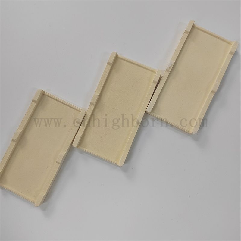 Рефрактерный прямоугольный цирконий керамический саггар Zro2 Ceramic Crucible для таяния золота