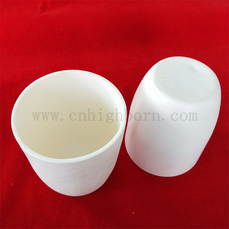 Высокая температура, устойчивая к 99% Al2O3 Альминационной дуговой дуги, керамический плавильный горшок для лаборатории для лаборатории